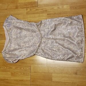 Radenroro champagne lace dress sz 2